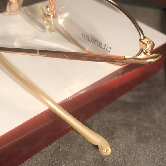 COPY - Matsuda Glasses Gold Titanium Vintage 90s 10225. Never owned, matsuda ca… - Picture 2 of 8